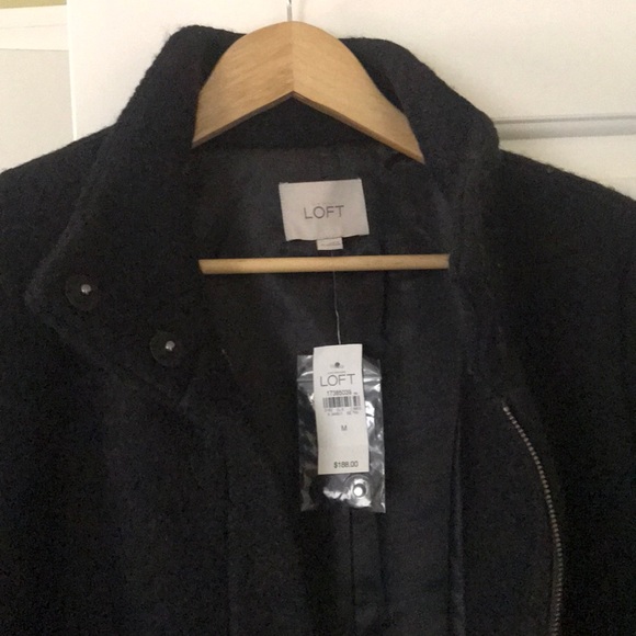 Loft Black Coat Size M - Picture 2 of 5